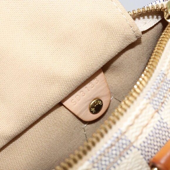 LOUIS VUITTON Damier Azur Speedy Bandouliere 25 Hand Bag N41000 LV Auth 143958V - Picture 11 of 16